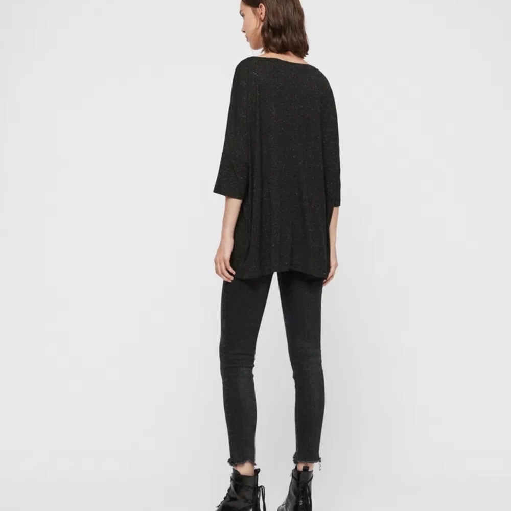 All Saints Pura Shimmer Tee ~ NWOT - Picture 7 of 13